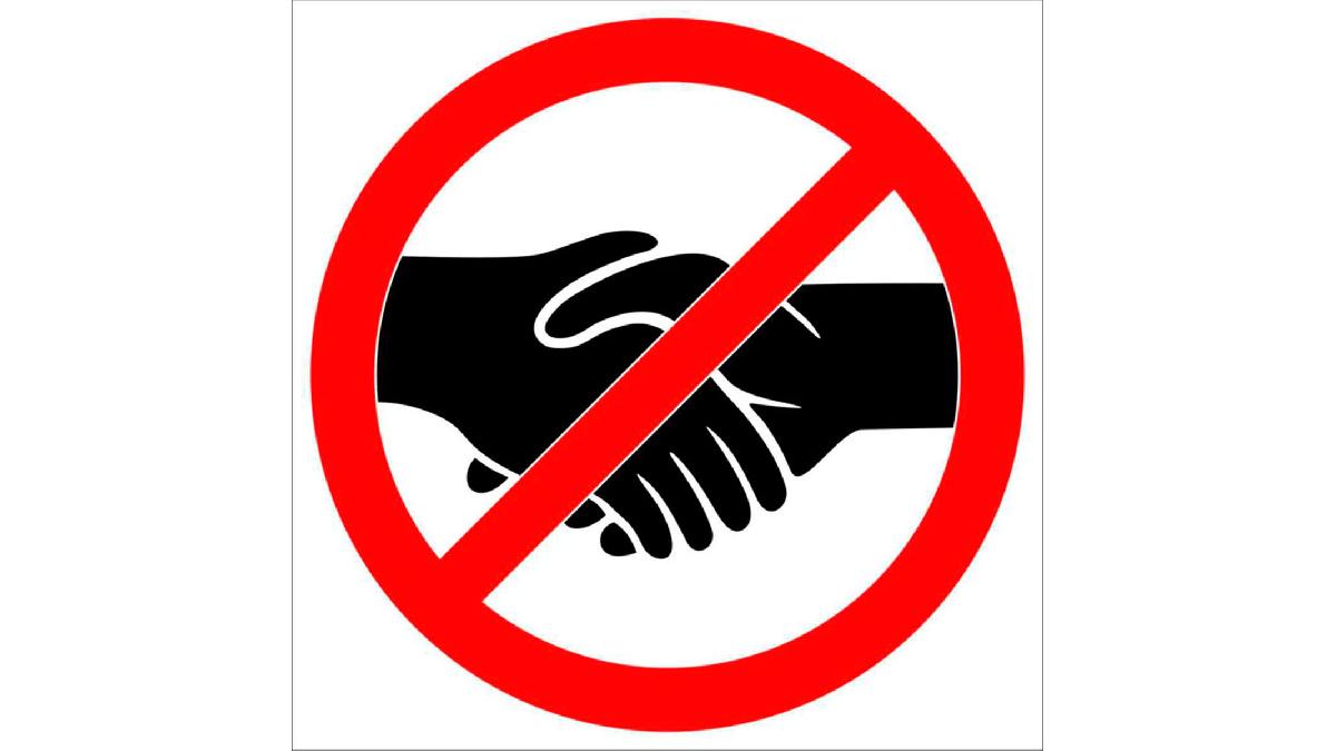 Autocollant+Poign%C3%A9es+de+main+interdites+-+32cm